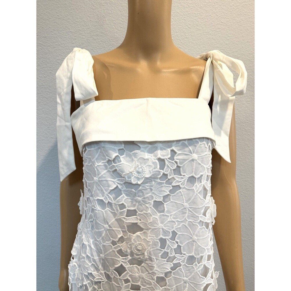 Petal & Pup White Emersyn Midi Lace Dress - Size Medium - NWOT - Bridal Dress - Picture 5 of 16